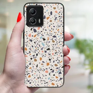 MY ART Ochranný kryt pre Motorola Moto G53 5G BEIGE TERRAZZO (162)
