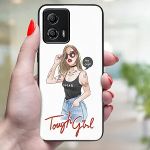 MY ART Ochranný kryt pre Motorola Moto G53 5G TOUGH GIRL (131)