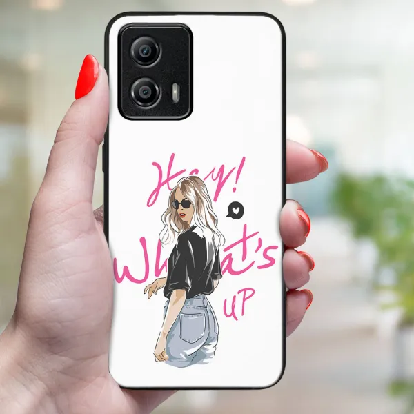 MY ART Ochranný kryt pre Motorola Moto G53 5G WHATSUP (132)