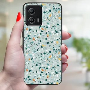 MY ART Ochranný kryt pre Motorola Moto G53 5G BLUE TERRAZZO (164)