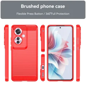 FLEXI TPU Ochranný kryt Oppo Reno11 F 5G červený