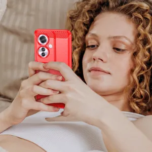 FLEXI TPU Ochranný kryt Oppo Reno11 F 5G červený