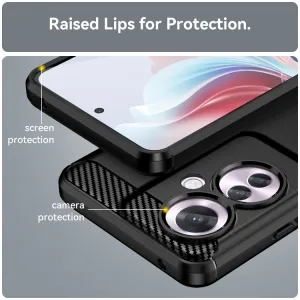 FLEXI TPU Ochranný kryt Oppo Reno11 F 5G čierny