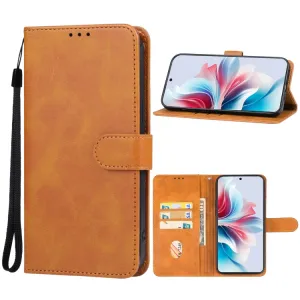 SMOOTH Peňaženkové puzdro pre Oppo Reno11 F 5G hnedé