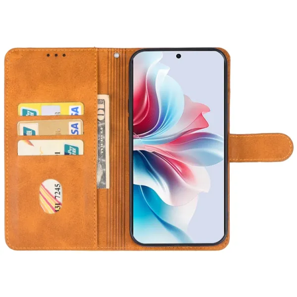 SMOOTH Peňaženkové puzdro pre Oppo Reno11 F 5G hnedé