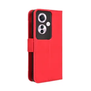 SLOT Peňaženkový obal pre Oppo Reno11 F 5G červený