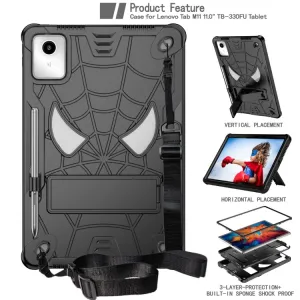 SPIDER Obal na tablet pre deti Lenovo Tab M11 / K11 čierny