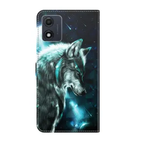 ART Peňaženkový kryt pre Motorola Moto E13 WOLF