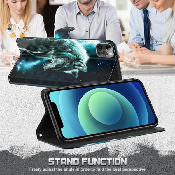 ART Peňaženkový kryt pre Motorola Moto E13 WOLF
