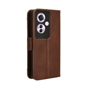 SLOT Peňaženkový obal pre Oppo Reno11 F 5G hnedý