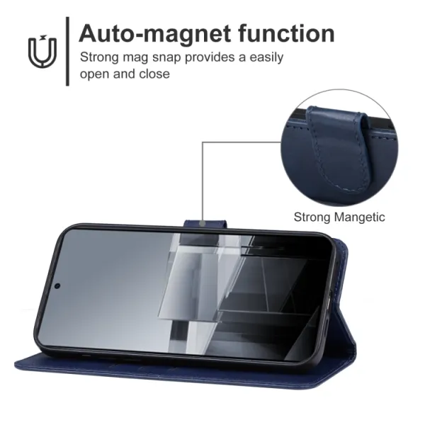 SMOOTH Peňaženkové puzdro pre Asus Zenfone 11 Ultra modré