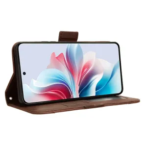SLOT Peňaženkový obal pre Oppo Reno11 F 5G hnedý