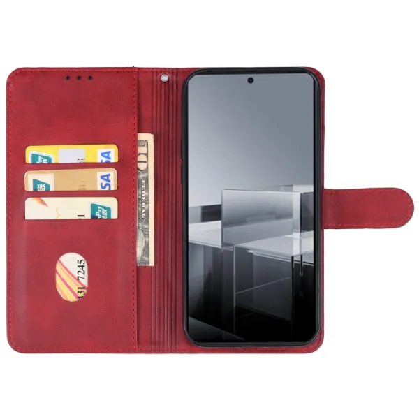 SMOOTH Peňaženkové puzdro pre Asus Zenfone 11 Ultra červené