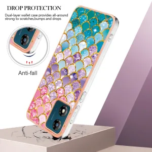 IMD MARBLE Ochranný kryt pre Motorola Moto E13 COLORFUL SCALES