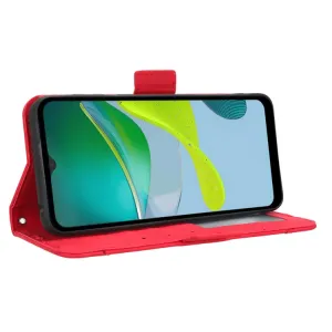 SLOT Peňaženkový obal pre Motorola Moto E13 červený