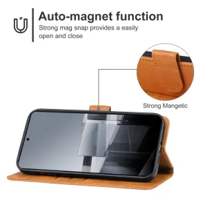 SMOOTH Peňaženkové puzdro pre Asus Zenfone 11 Ultra hnedé