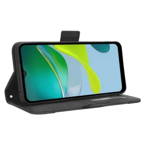 SLOT Peňaženkový obal pre Motorola Moto E13 čierny