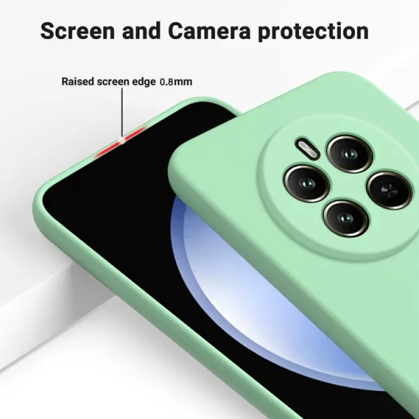 RUBBER Ochranný obal pre Realme 12+ 5G zelený