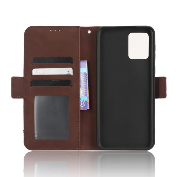 SLOT Peňaženkový obal pre Motorola Moto E13 hnedý