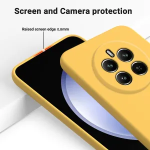 RUBBER Ochranný obal pre Realme 12+ 5G žltý
