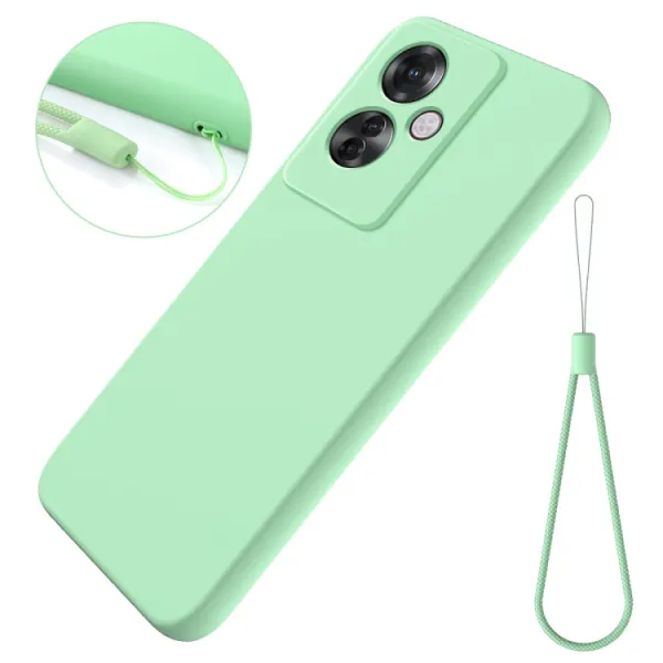 RUBBER Ochranný kryt pre Oppo Reno11 F 5G zelený