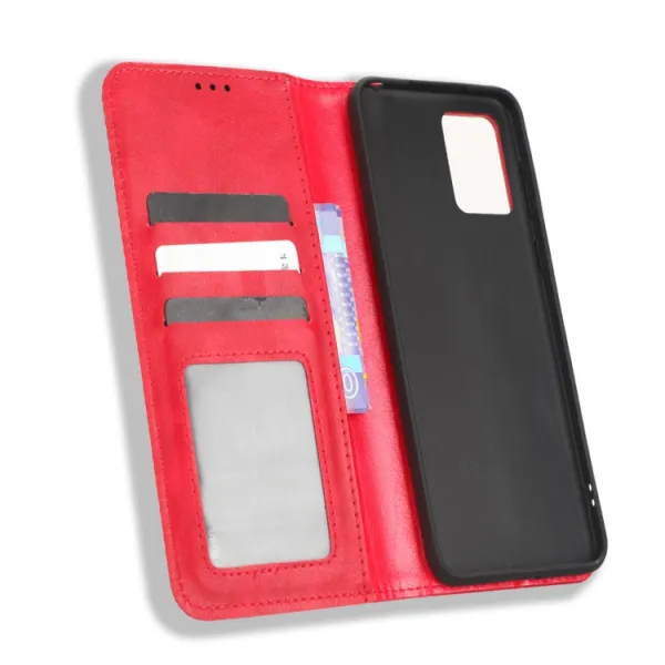 BUSINESS Peňaženkový kryt pre Motorola Moto E13 červený