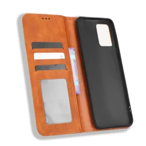 BUSINESS Peňaženkový kryt pre Motorola Moto E13 hnedý