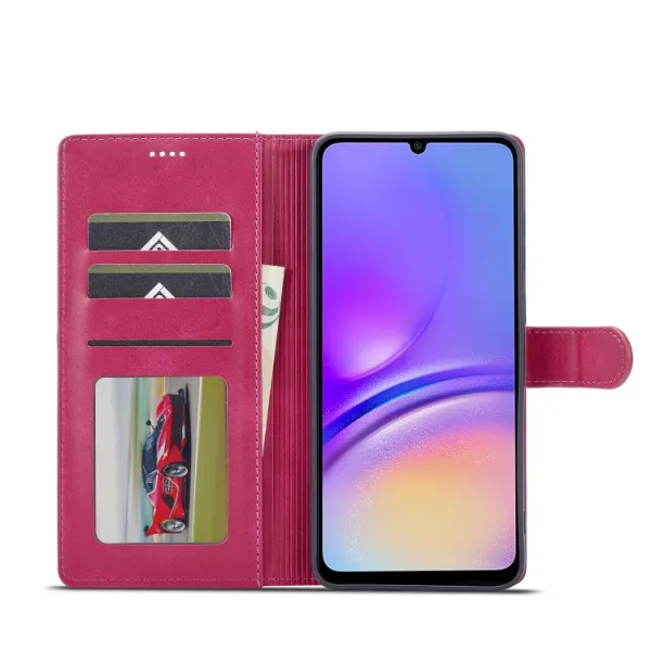 IMEEKE Peňaženkový obal pre Samsung Galaxy A05 ružový