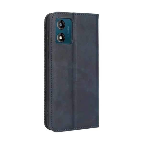 BUSINESS Peňaženkový kryt pre Motorola Moto E13 modrý