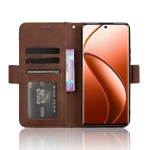 SLOT Peňaženkový obal pre Realme 12 Pro 5G / 12 Pro+ 5G hnedý