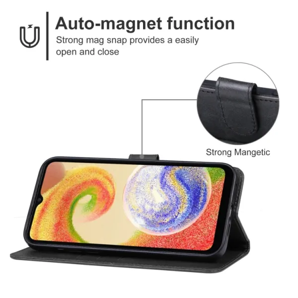 SMOOTH Peňaženkové puzdro pre Samsung Galaxy A05 čierne