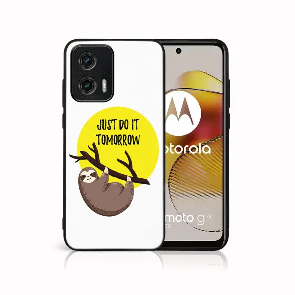 MY ART Ochranný kryt pre Motorola Moto G73 5G SLOTH (188)