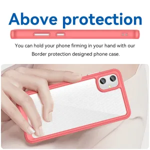 CRYSTAL Ochranný kryt pre Samsung Galaxy A05 červený