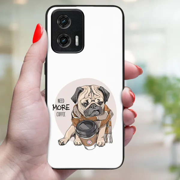 MY ART Ochranný kryt pre Motorola Moto G73 5G MORE COFFEE (184)