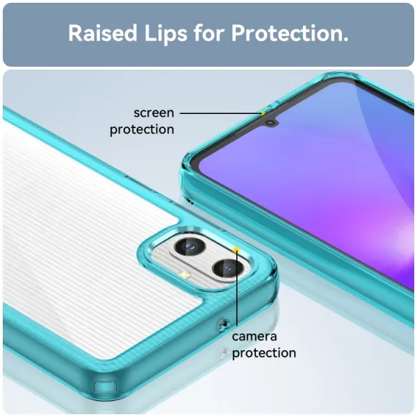 CRYSTAL Ochranný kryt pre Samsung Galaxy A05 modrý
