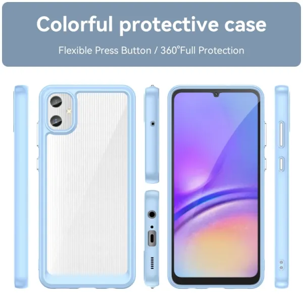 CRYSTAL Ochranný kryt pre Samsung Galaxy A05 tyrkysový