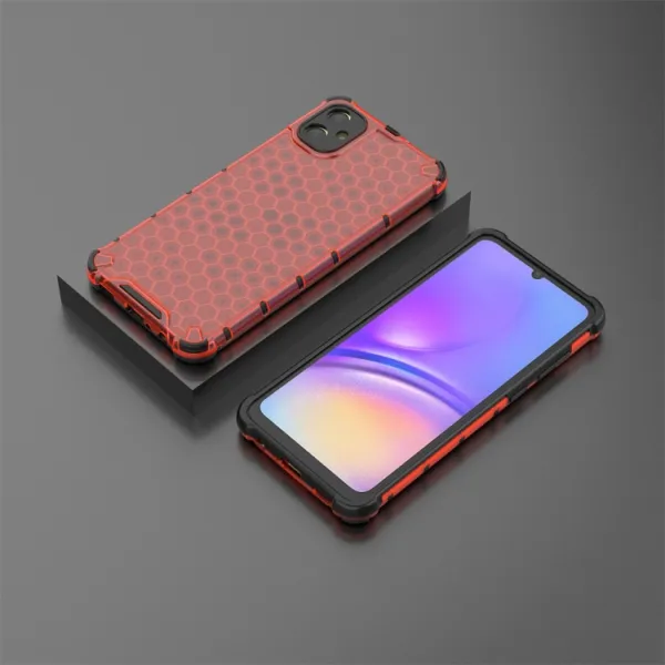 HONEYCOMB Ochranný kryt Samsung Galaxy A05 červený