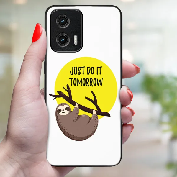 MY ART Ochranný kryt pre Motorola Moto G73 5G SLOTH (188)