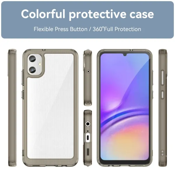 CRYSTAL Ochranný kryt pre Samsung Galaxy A05 šedý