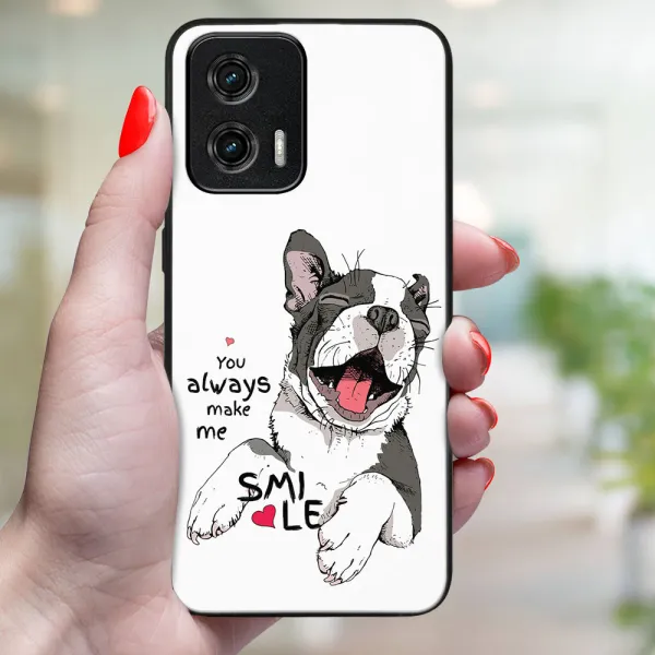 MY ART Ochranný kryt pre Motorola Moto G73 5G SMILE (189)