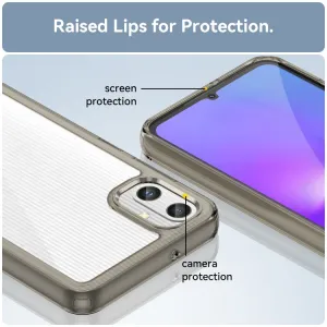 CRYSTAL Ochranný kryt pre Samsung Galaxy A05 šedý
