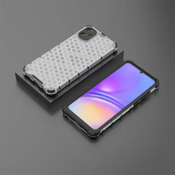 HONEYCOMB Ochranný kryt Samsung Galaxy A05 priehľadný