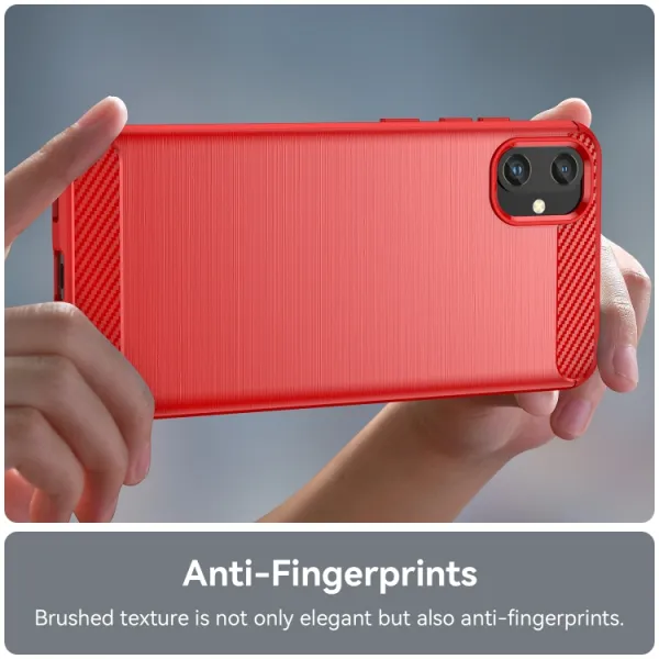FLEXI TPU Ochranný kryt Samsung Galaxy A05 červený