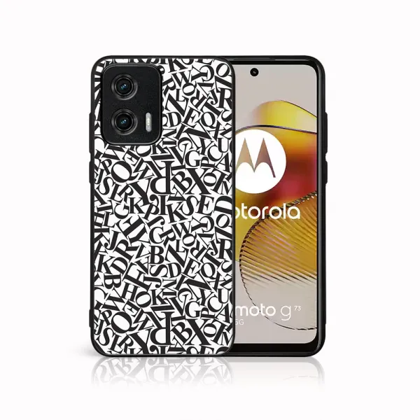 MY ART Ochranný kryt pre Motorola Moto G73 5G ABCD (166)