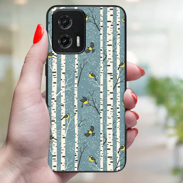 MY ART Kryt s vianočným dizajnom Motorola Moto G73 5G BIRCH (072)