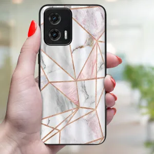 MY ART Ochranný kryt pre Motorola Moto G73 5G PINK MARBLE (143)