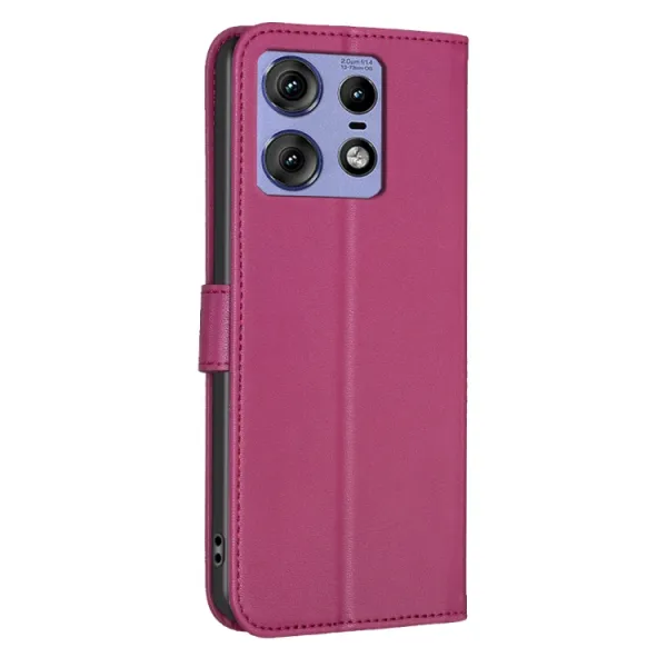 ART CLOVER Peňaženkový obal pre Motorola Edge 50 Pro bordový