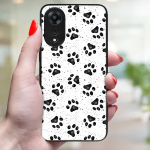 MY ART Ochranný kryt pre Oppo A78 PAWS (185)