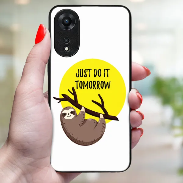 MY ART Ochranný kryt pre Oppo A78 SLOTH (188)