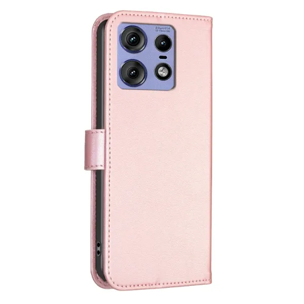 ART CLOVER Peňaženkový obal pre Motorola Edge 50 Pro ružový